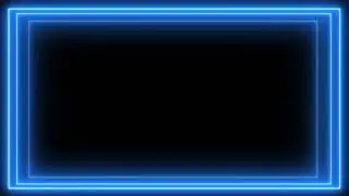 Frame animated free, Neon Light Frame no copyright, animated border, glowing frame, frame video 37