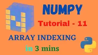 Numpy Tutorial - 11 || Indexing in Numpy Array || Numpy Indexing and Slicing