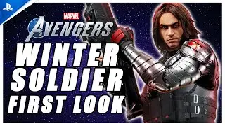My First look at Winter Soldier in Marvel's Avengers