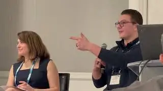 Argonaut Student Max being interviewed by Annemarie Amefia President & COO of Argonaut