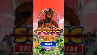 Five Nights at Freddy in Sonic Speed Simulator (FNAF Roblox) 😱