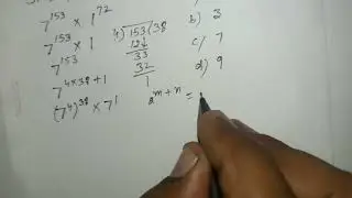 (5627)^153×(671)^72 में इकाई का अंक कितना है ? Unit digit (5627) power 153* (671)power72​