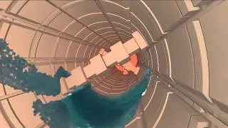 GPU SPH + distance field test