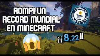 ROMPÍ un RECORD MUNDIAL en MINECRAFT #minecraft #record @BobicraftMC