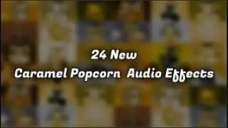 24 New Caramel Popcorn Themed Audio Effects