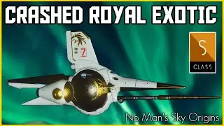 No Man's Sky - Crashed White Royal Exotic Starship - Finding Exotic Ships in No Sky Origins 2020