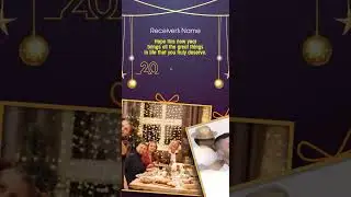 Customisable New Year Video Wish 2024