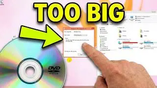 ISO won't fit onto DVD