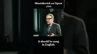An Interview With Shostakovich #classicalmusic #opera #shostakovich