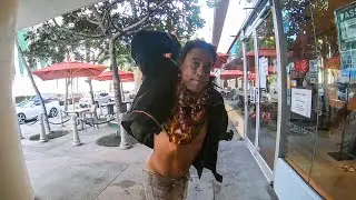 Crazy guy in HAWAII attacks!