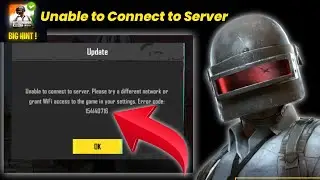 BGMI ✅unable to connect to server please try a different network