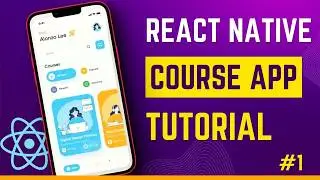 Course App UI Design with React Native: A Comprehensive Tutorial | Expo