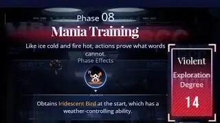 Mania Training Phase 08: Violent | Path to Nowhere