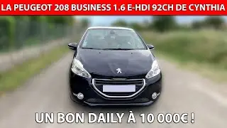 Essai de la Peugeot 208 business 1.6 e-HDI 92ch de Cynthia, un bon daily à 10 000€ ! (2014)