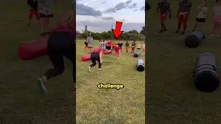 Mom vs Son Tackle Challenge!