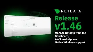 Release 1.46.0 - Manage Netdata from the Dashboard, AWS marketplace, Native Windows support & more!