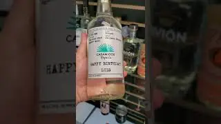Custom Labeled Casamigos Tequila