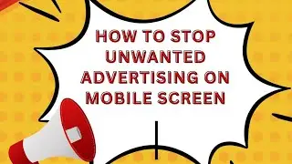 How to Stop unwanted advertisements on mobile screen || Anchahe ads band kare || #shorts #trending