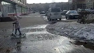 Октябрьская площадь и Центральный бульвар / Орехово-Зуево Подмосковье
