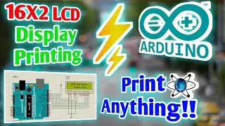 How to use LCD in Proteus 8 Professional with Arduino IDE🔥in 2024