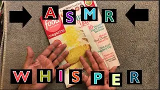 ASMR MAGAZINE READING LOW WHISPER GUM CHEW