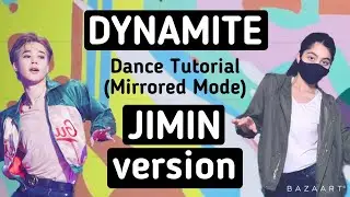 BTS Dynamite- Dance Tutorial (JIMIN version)