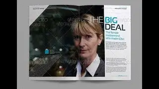 Stylish Volume 2 InDesign Magazine Template / in-design brochure templates free download