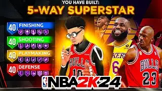 *NEW* BEST GUARD BUILD IS THE BEST BUILD IN NBA 2K24! GAMEBREAKING BEST BUILD IN NBA 2K24!