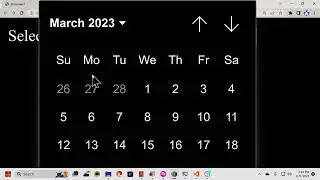 HTML5 - 38 - The date, time, and datetime local input Types