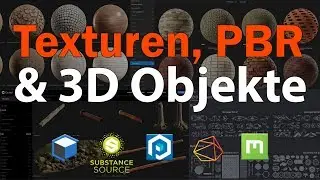 Where to find Textures, 3D Objects and PBR Materials