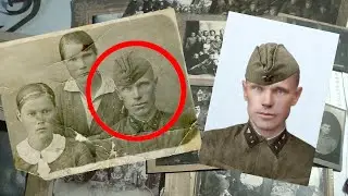 Из общего фото на портрет! Реставрация фотографий.