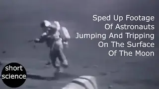 Sped Up Footage Of Astronauts Jumping And Tripping On The Surface Of The Moon