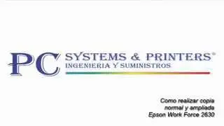 Como realizar copias en Epson WF 2630