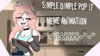 simple dimple pop it // animation meme //( flipaclip)/
