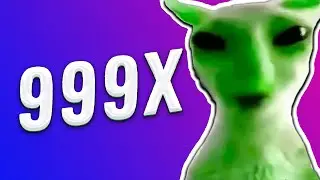 green alien cat says yaer aegh erya 999x speed