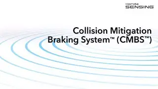 Accord with Honda Sensing® – Collision Mitigation Braking System™