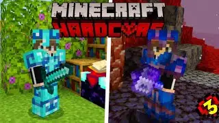 I BECOME A GOD NETHERITE ARMOUR IN MINECRAFT HARDCORE.🤯