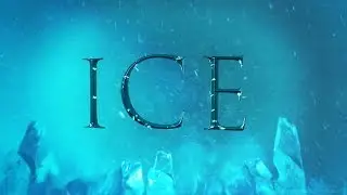 CINEMA 4D Ice Title
