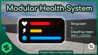 Create a modular health system in unreal engine 5