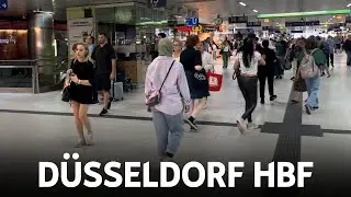 Düsseldorf, Hbf A Multicultural Paradise in Germany 2023 - 4K 60FPS Walking Tour - YahooTube