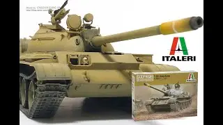 프라모델 조립도색중 T-55 Iraqi Army Gulf War (plamodel/Scale Model)