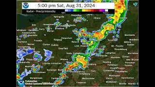 National Weather Service outlook for Aug. 31, 2024