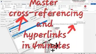 Efficient Document Navigation: Cross-Referencing and Hyperlinks in Word