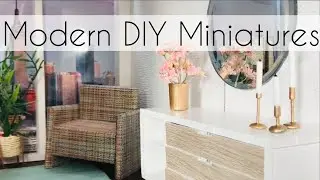 Modern DIY Miniature Bedroom
