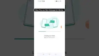 How To Use Whatsapp In Two Devices || Whatsapp Use In Two Phones || #shorts #viral #whatsapp