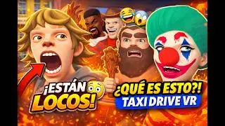 Taxi Driver VR Gameplay in Latin American Spanish: Crazy Passengers! (Meta Quest 3)