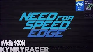 Need for Speed Edge nVidia 920M Gameplay