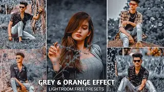 grey and Orange tone - 2021 new lightroom presets | top presets 2021 | new presets