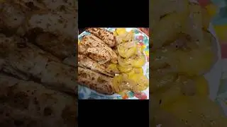 очень вкусный куриный грудка с картошкой #куриныйгрудка