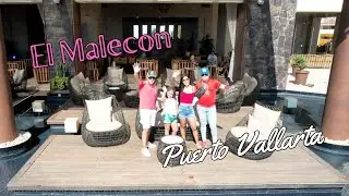 Conoce el Malecón de Puerto Vallarta De Noche